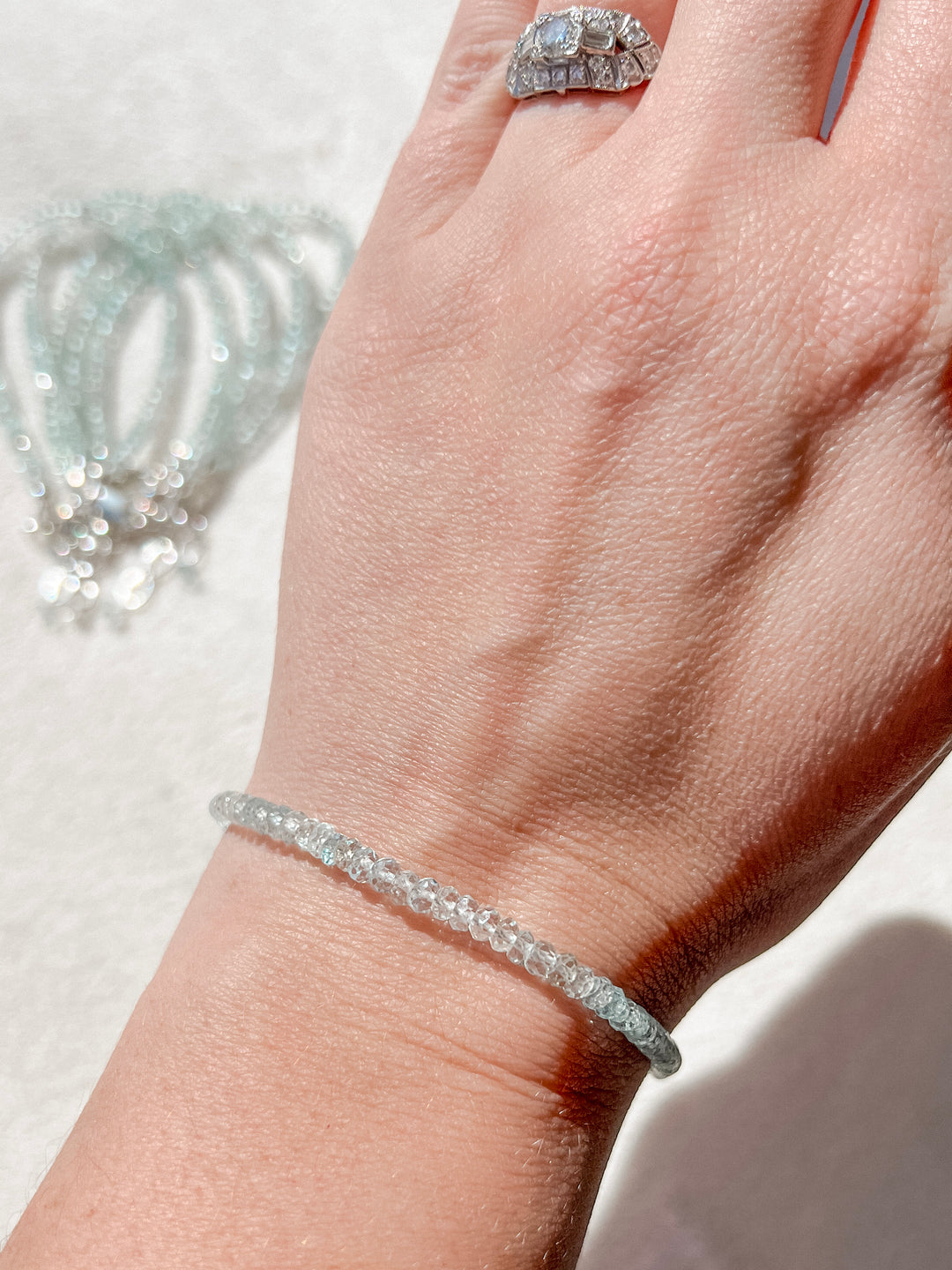 Crystal Birthstone Bracelet | Sterling Silver