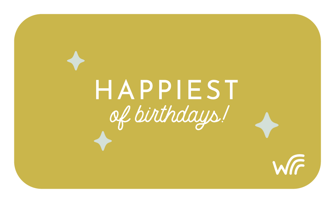 Gift Card || Delivered by Email || Happiest of Birthdays