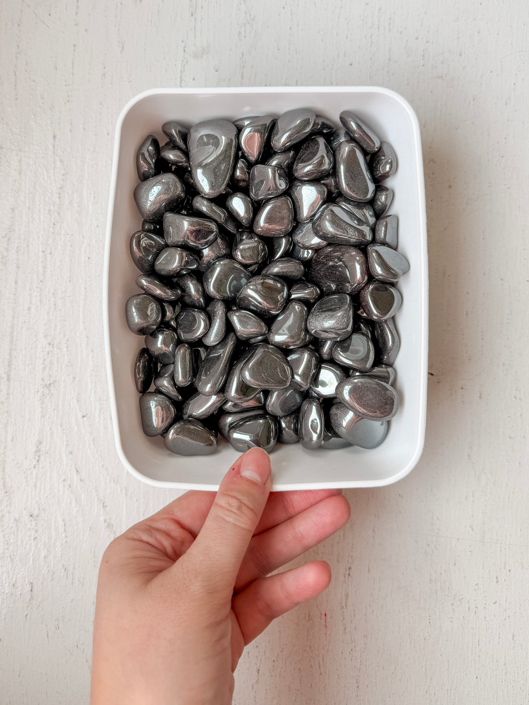 Hematite Tumble // Grounding + Focus