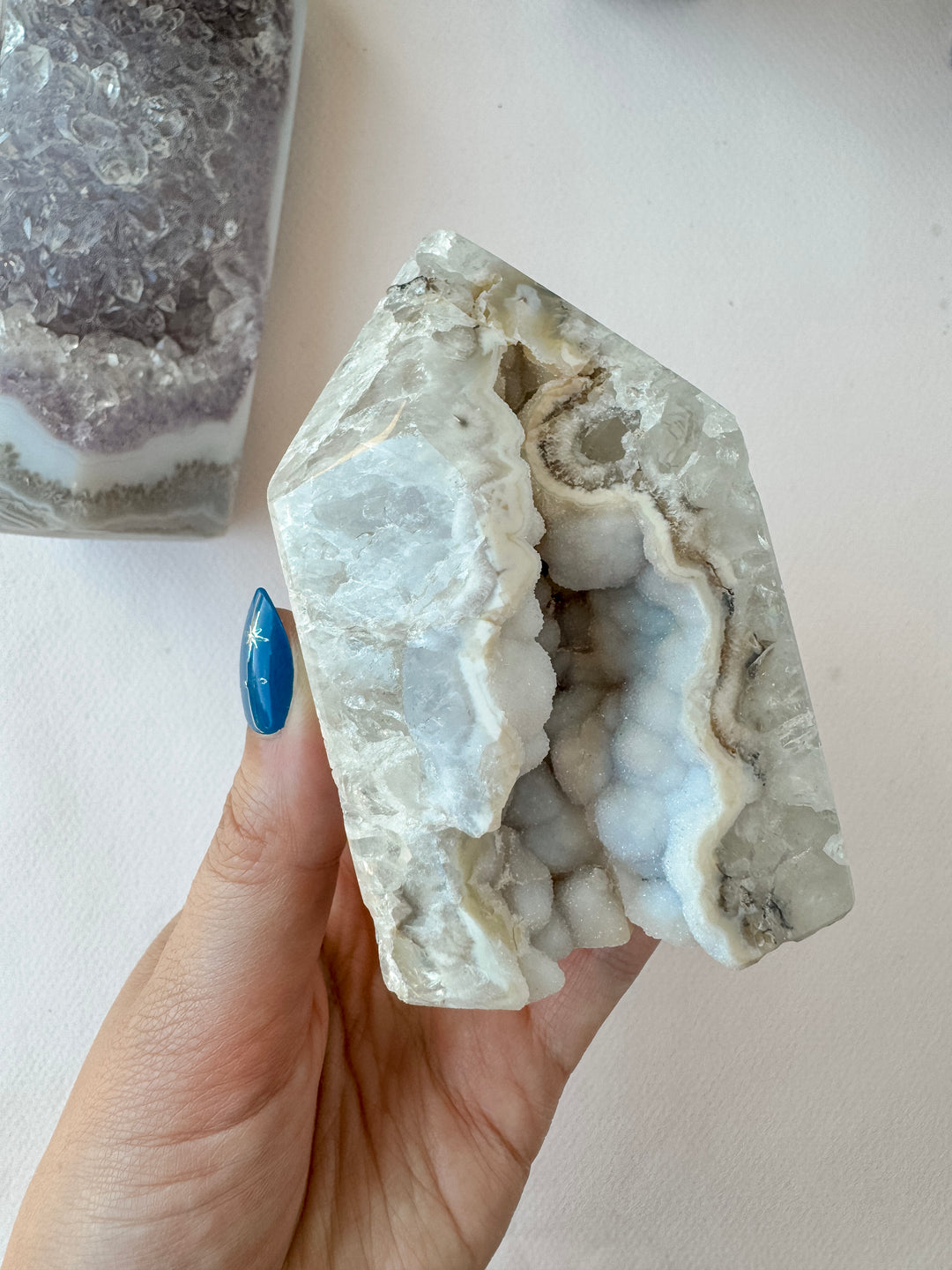 Agate Druzy Tower (Large) // Grounding + Balance