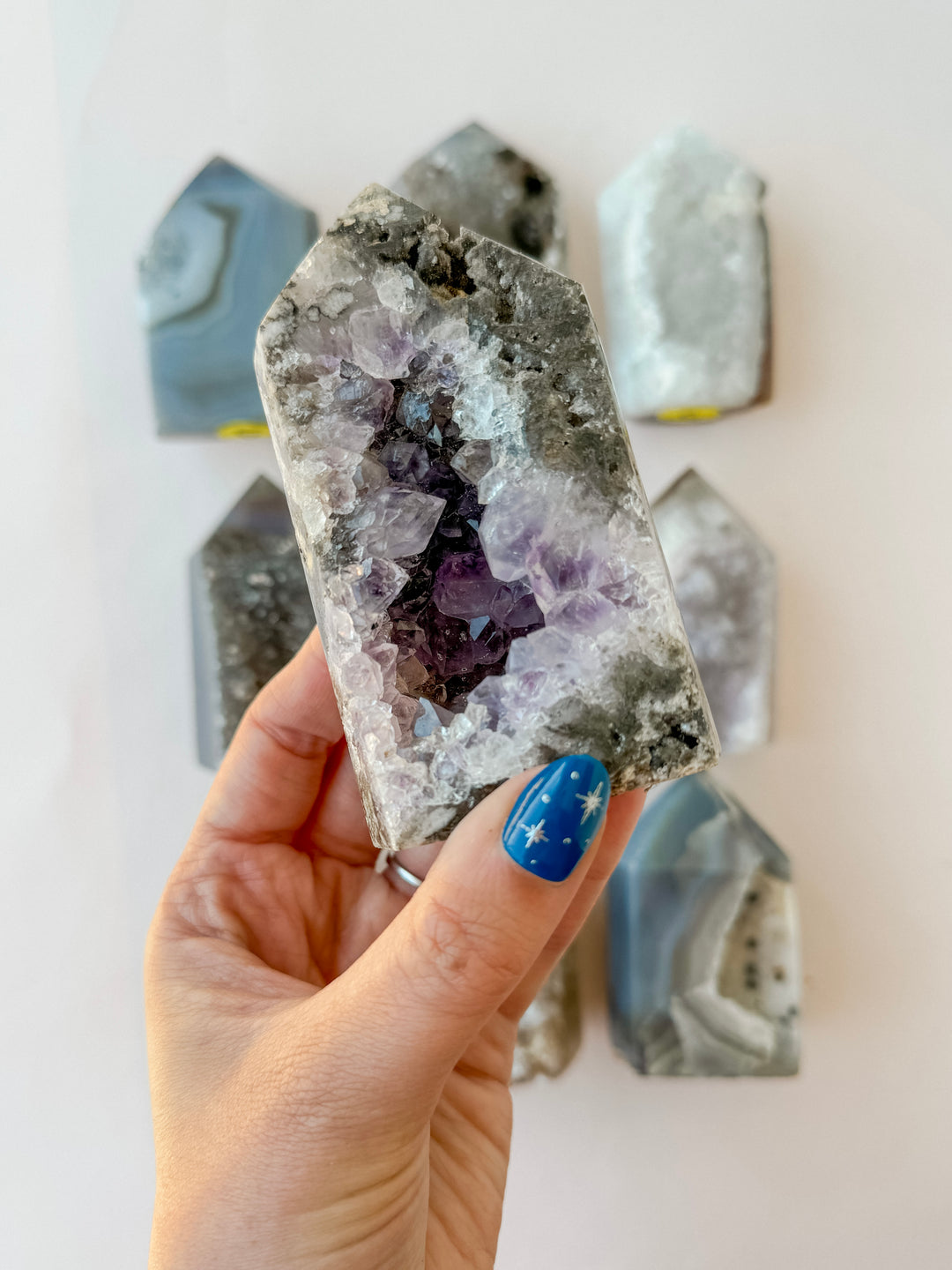 Agate Druzy Tower (Large) // Grounding + Balance