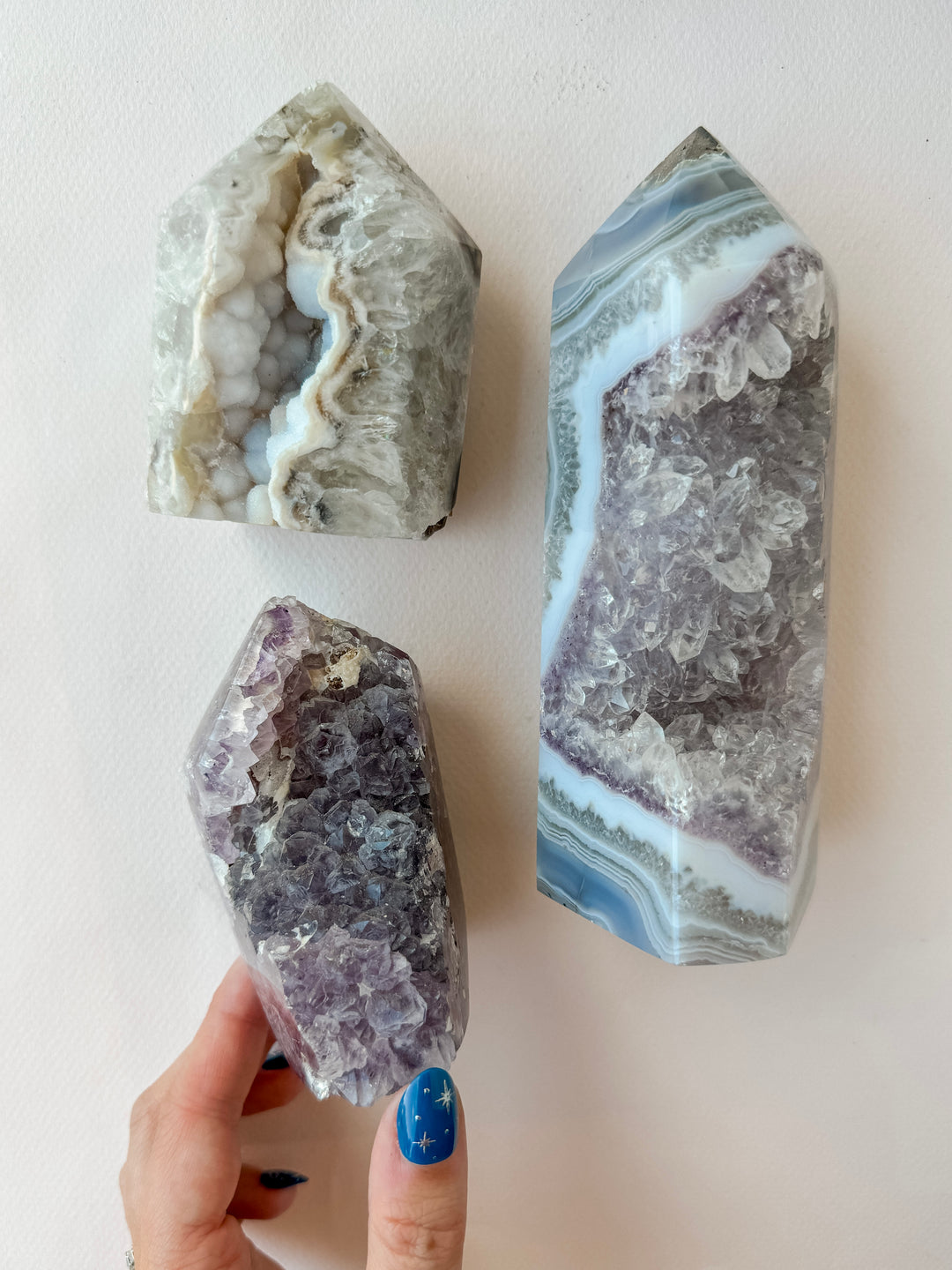 Agate Druzy Tower (Large) // Grounding + Balance