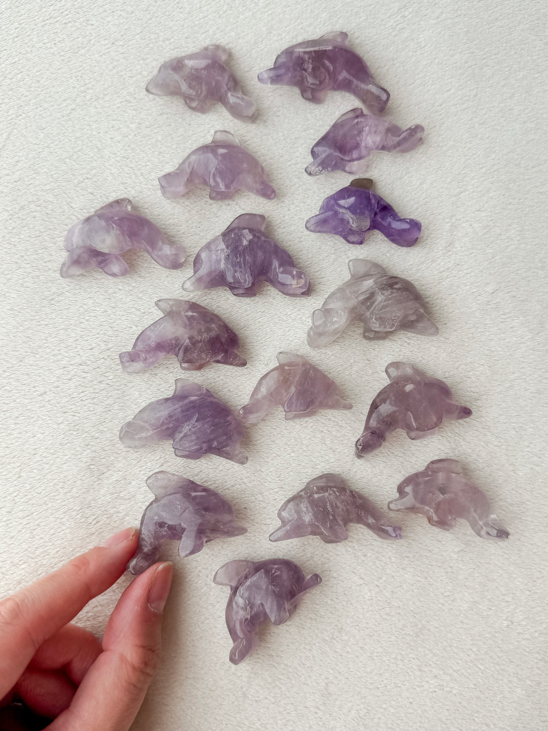 Amethyst Dolphin // Protection + Healing