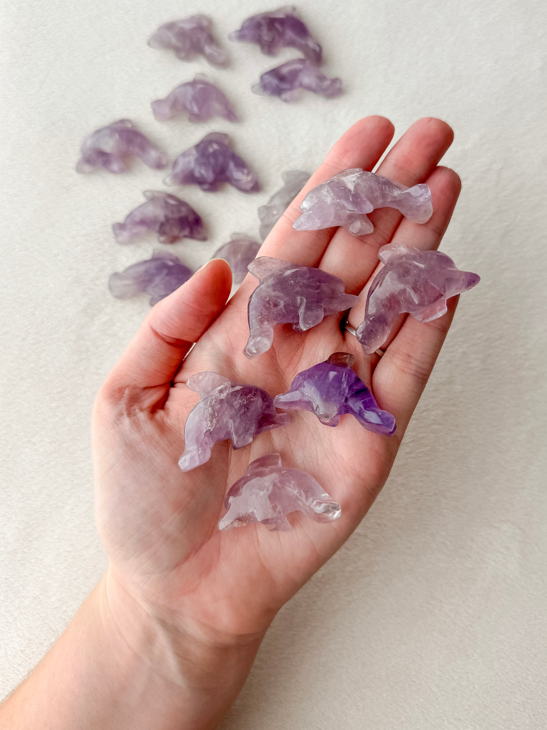 Amethyst Dolphin // Protection + Healing