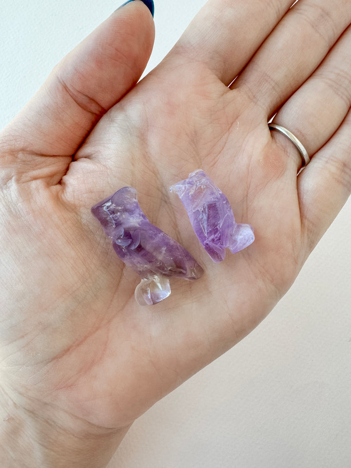 Amethyst Owl // Protection + Healing