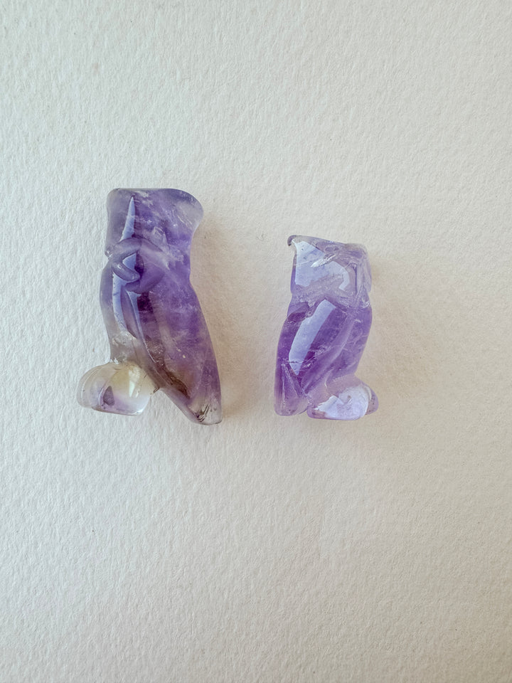 Amethyst Owl // Protection + Healing