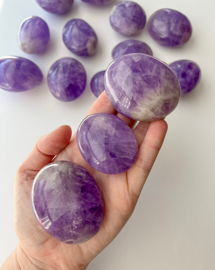 Amethyst Palm Stone // Tension + Protection + Healing