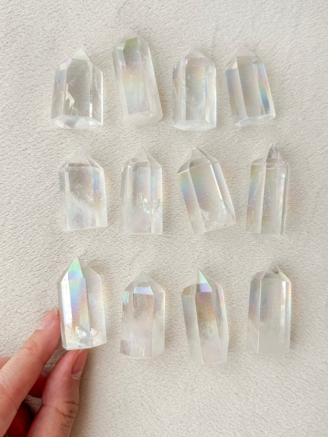 Angel Aura Quartz Tower // Joy + Healing + Peace