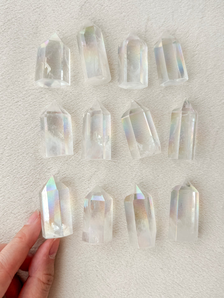 Angel Aura Quartz Tower // Joy + Healing + Peace