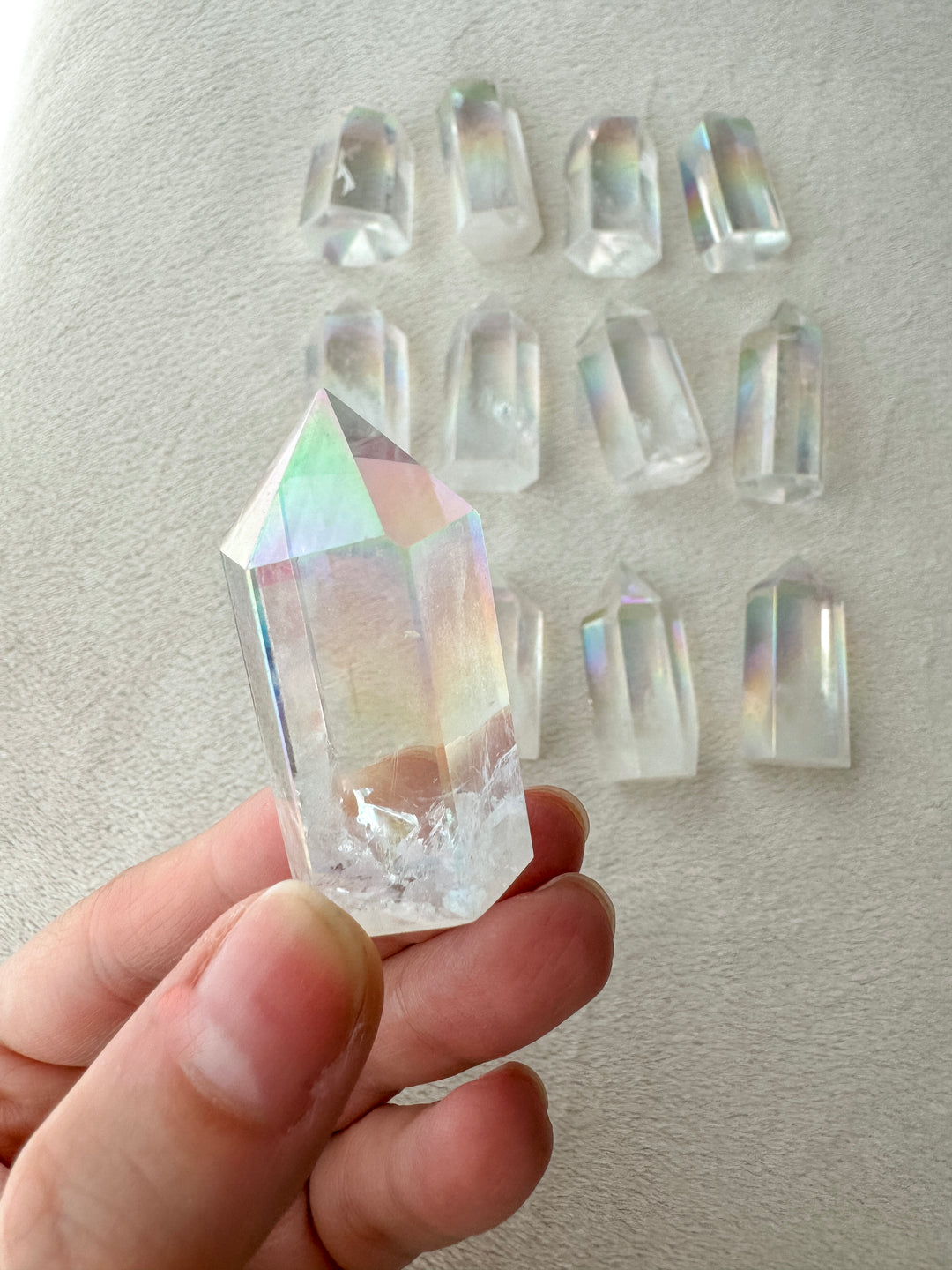 Angel Aura Quartz Tower // Joy + Healing + Peace