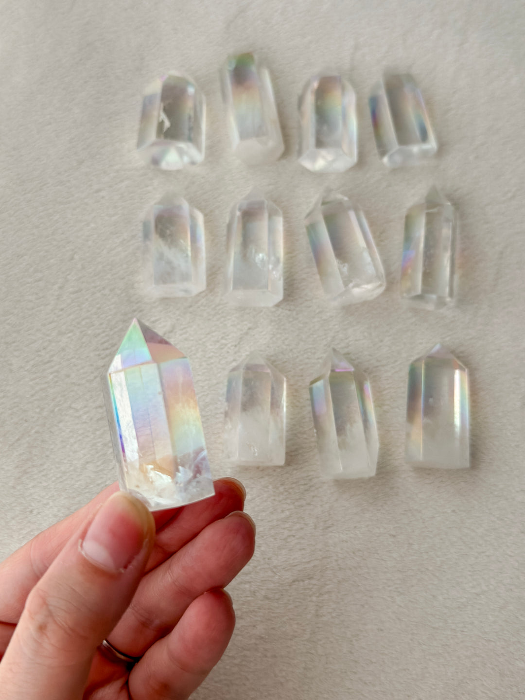 Angel Aura Quartz Tower // Joy + Healing + Peace