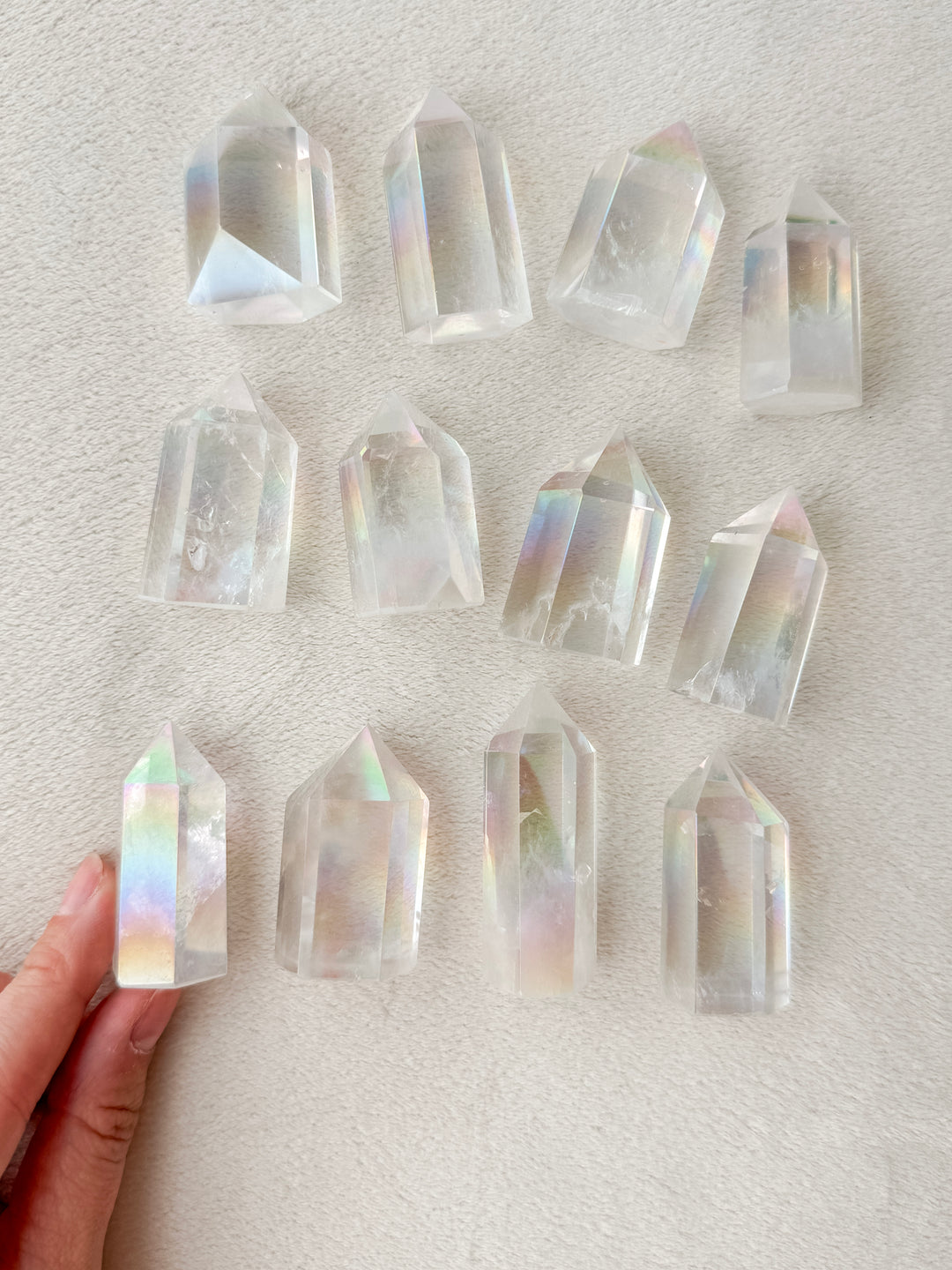 Angel Aura Quartz Tower // Joy + Healing + Peace