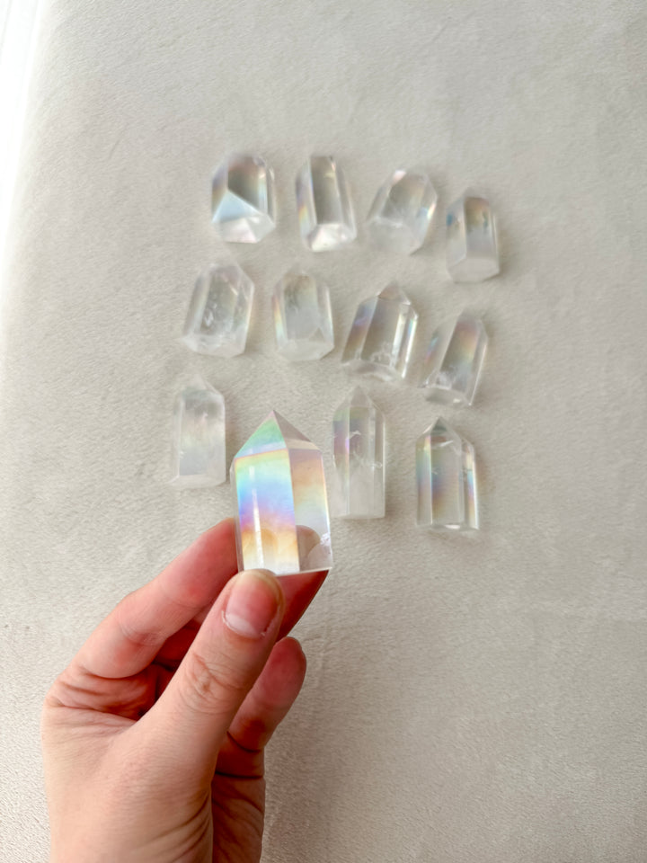 Angel Aura Quartz Tower // Joy + Healing + Peace