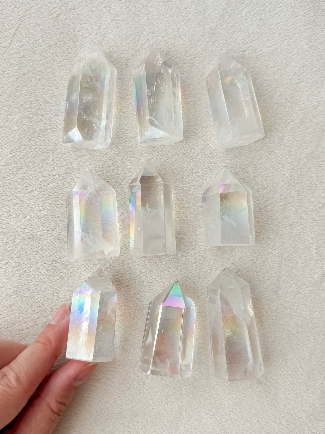 Angel Aura Quartz Tower // Joy + Healing + Peace