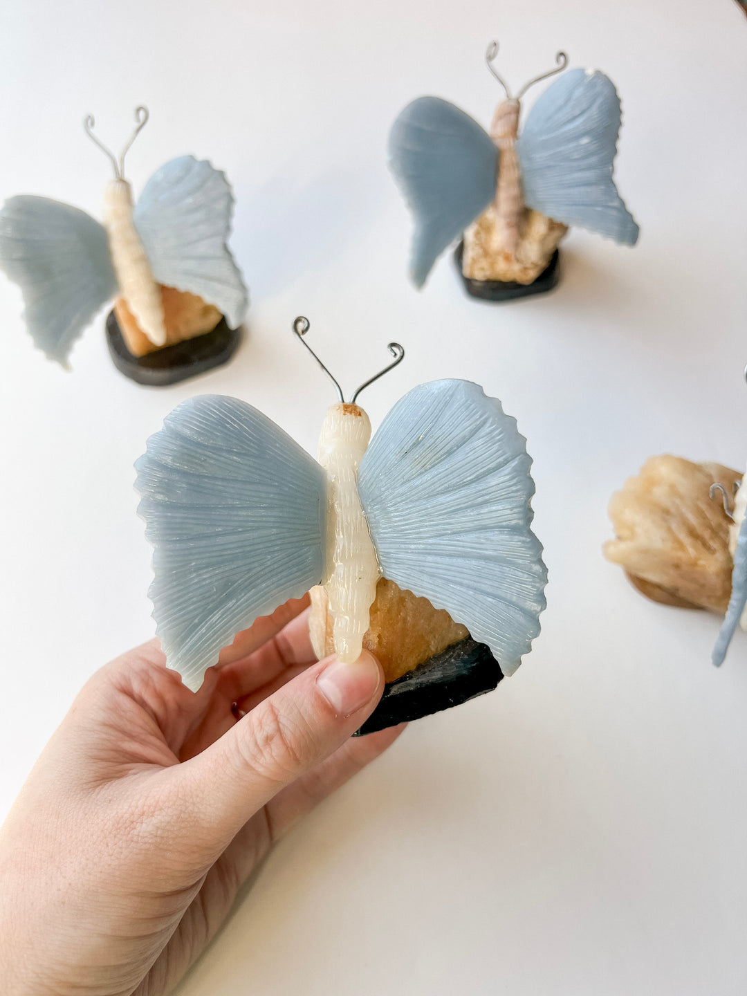 Crystal Butterfly Carving