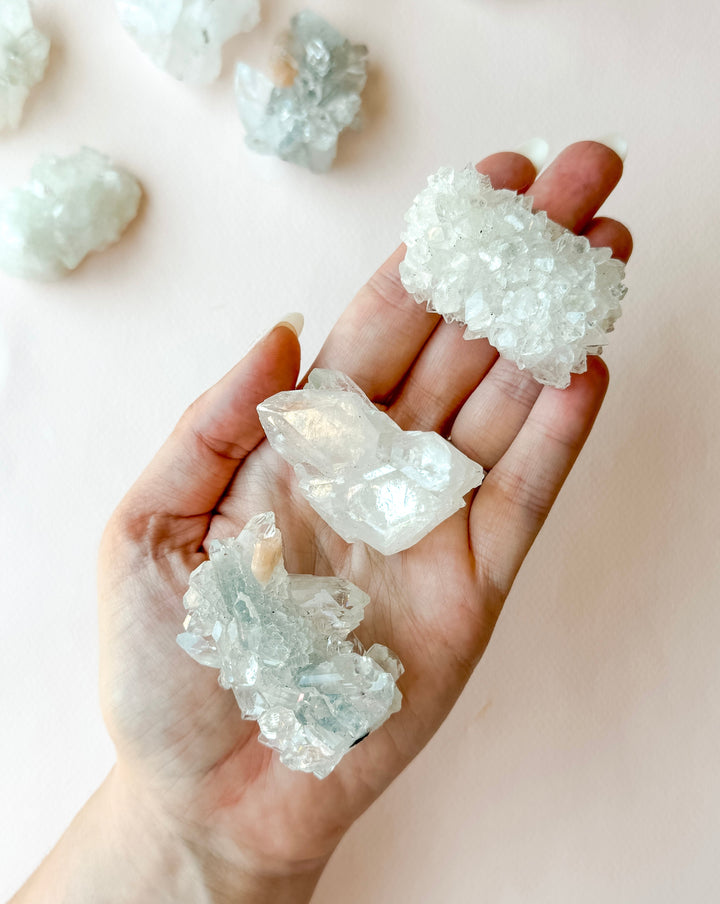 Apophyllite Cluster // Clarity + Intuition