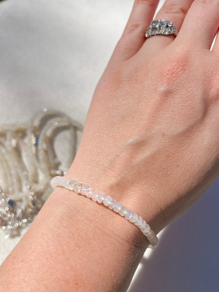 Crystal Birthstone Bracelet | Sterling Silver