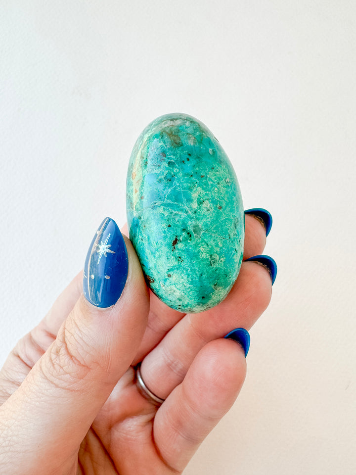 Chrysocolla Shiva (High Quality) // Tranquility + Communication