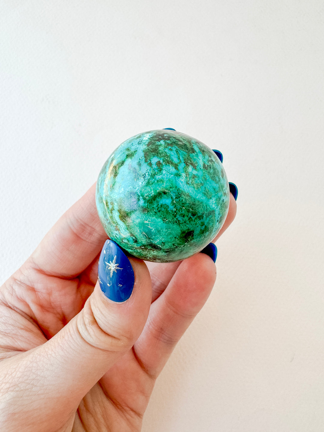 Chrysocolla Sphere (High Quality) // Tranquility + Communication