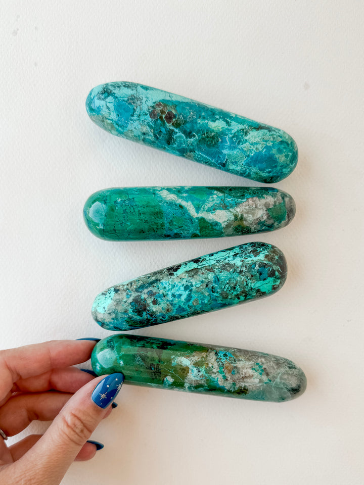 Chrysocolla Wand // Tranquility + Communication