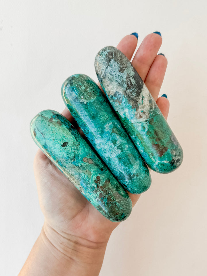 Chrysocolla Wand // Tranquility + Communication