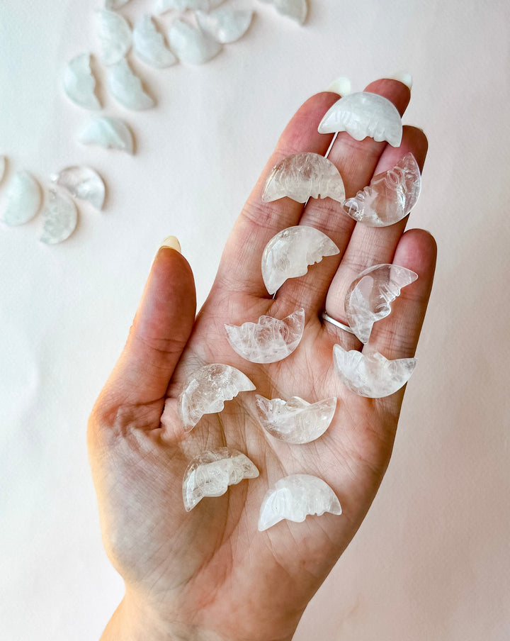 Clear Quartz Man in the Moon // Clarity + Amplification