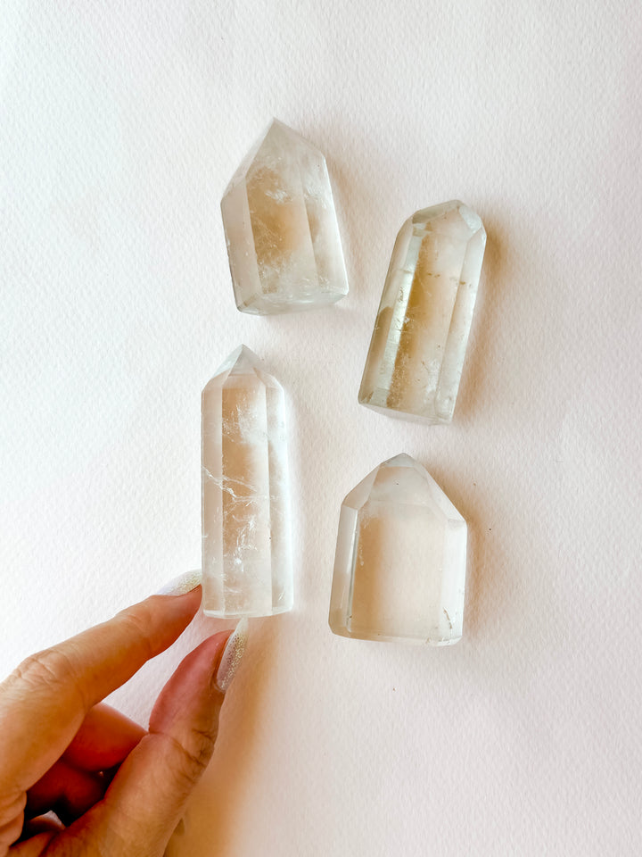 Clear Quartz Tower // Clarity + Amplification