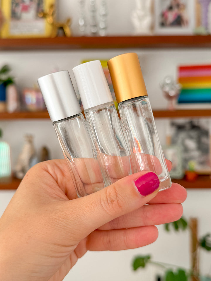 Clear 10ml Essential Oil Roller Bottles | Flat of 150 Bottles