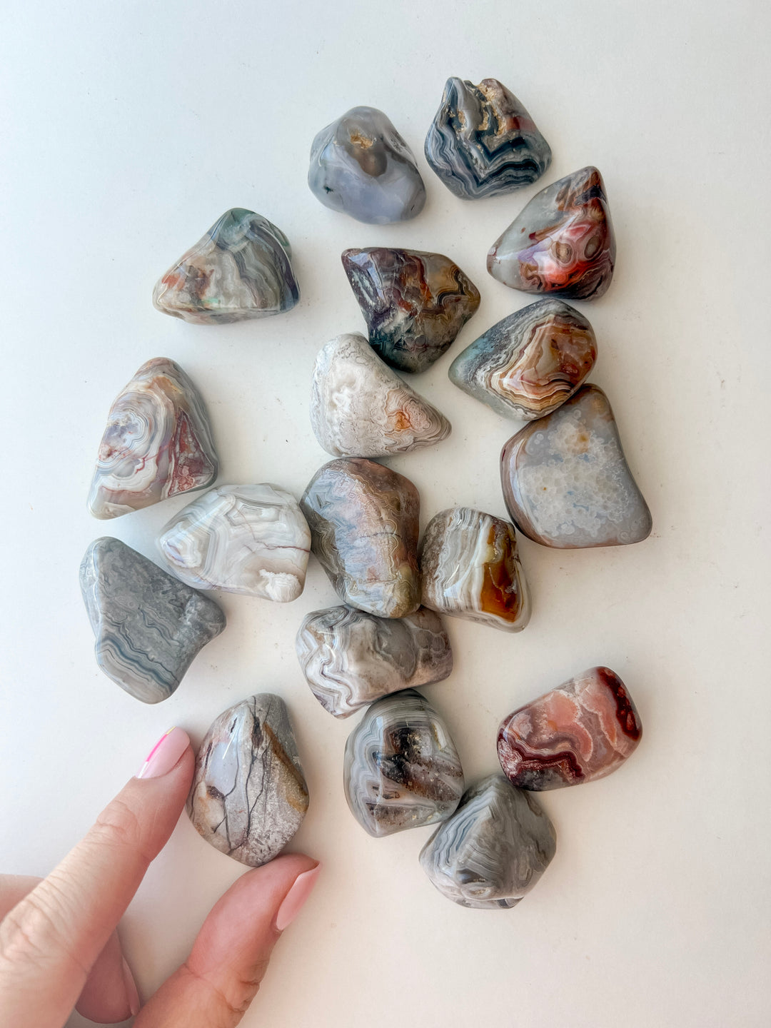Crazy Lace Agate Tumble //  Emotional Stability + Inner Strength