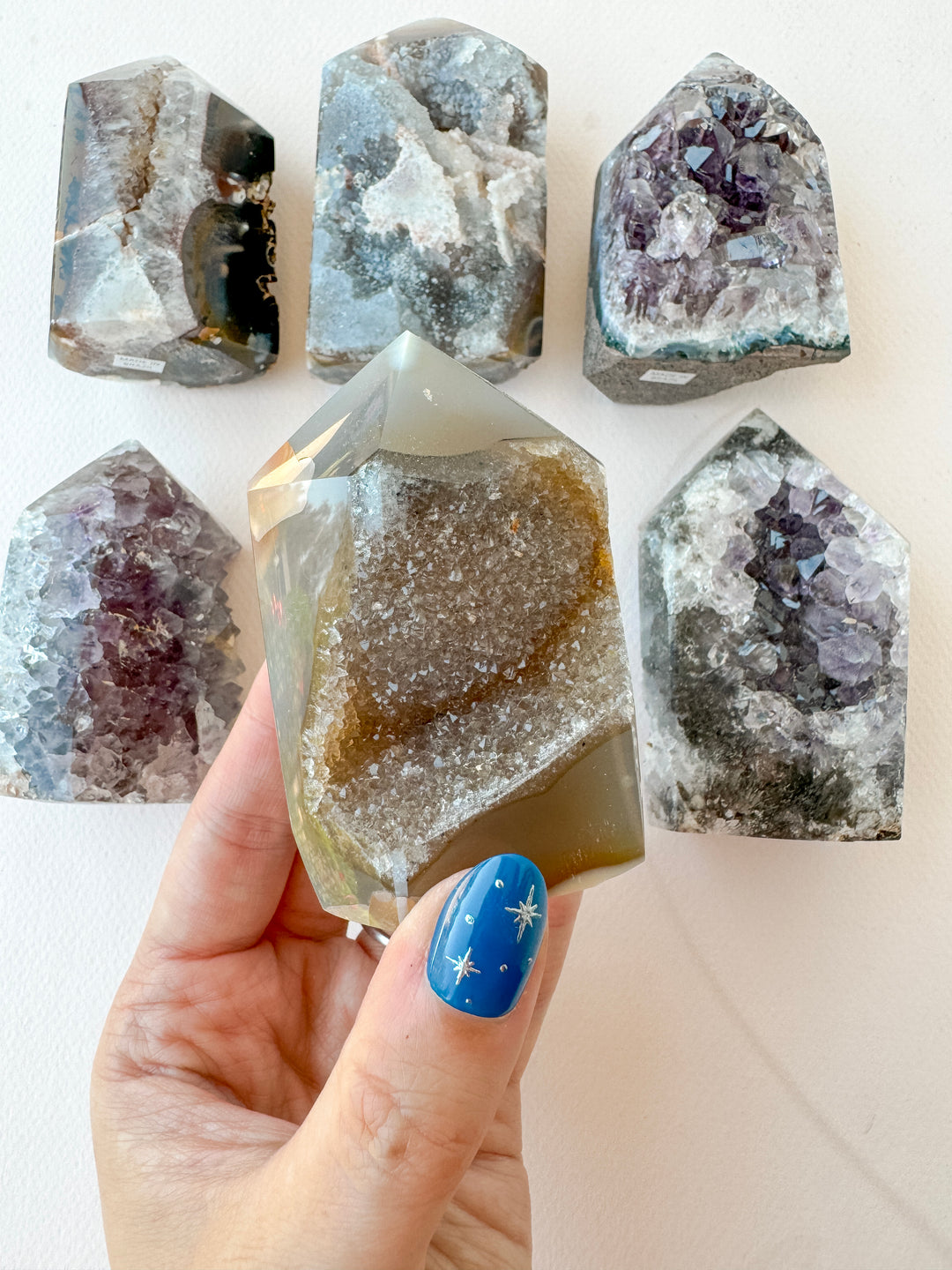 Agate Druzy Tower (Small) // Grounding + Balance