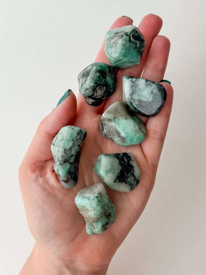 Emerald Tumble // Love + Compassion + Healing