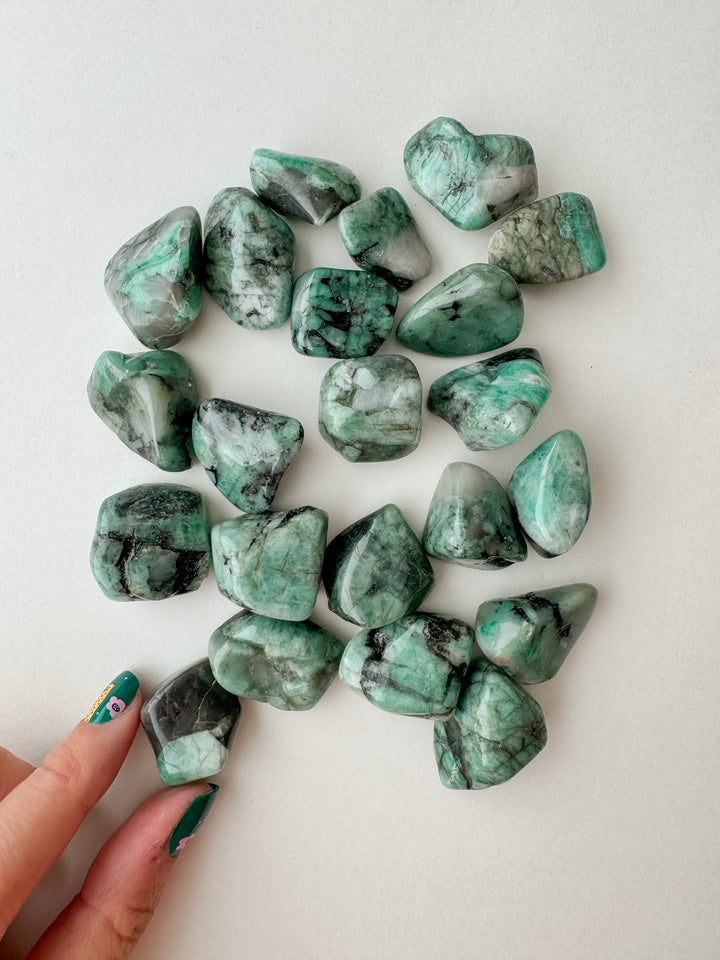 Emerald Tumble // Love + Compassion + Healing