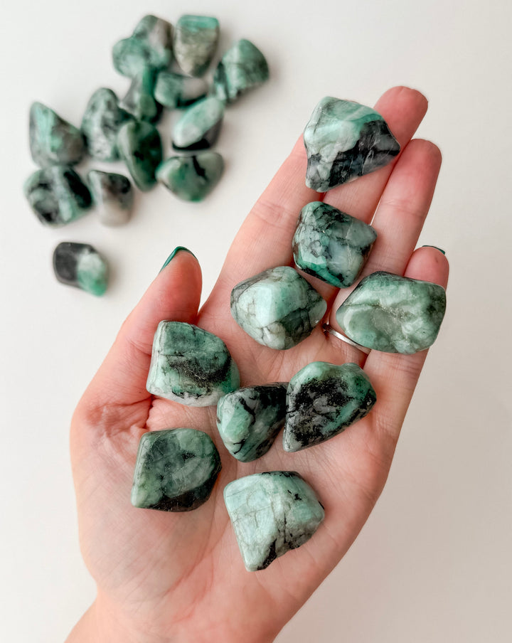 Emerald Tumble // Love + Compassion + Healing