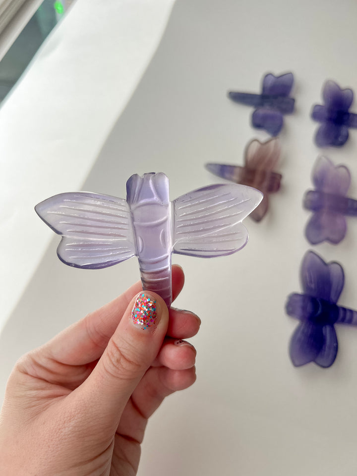 Fluorite Dragonfly // Clarity + Focus + Protection