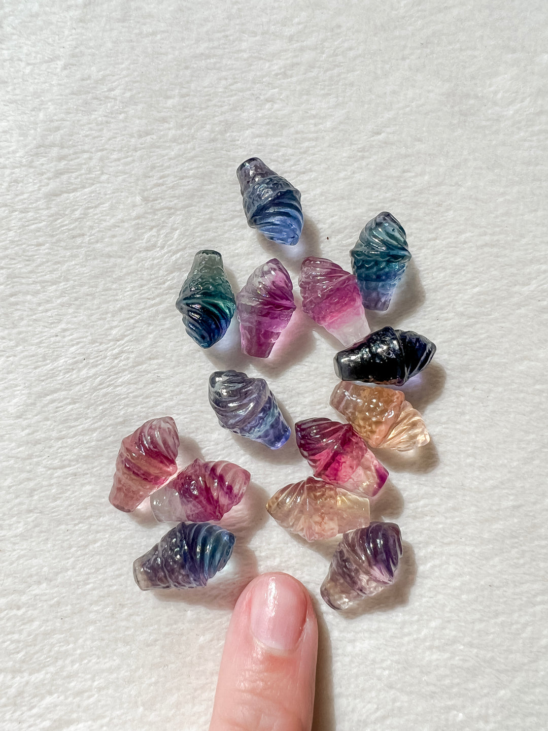 Fluorite Mini Carvings // Clarity + Focus + Protection