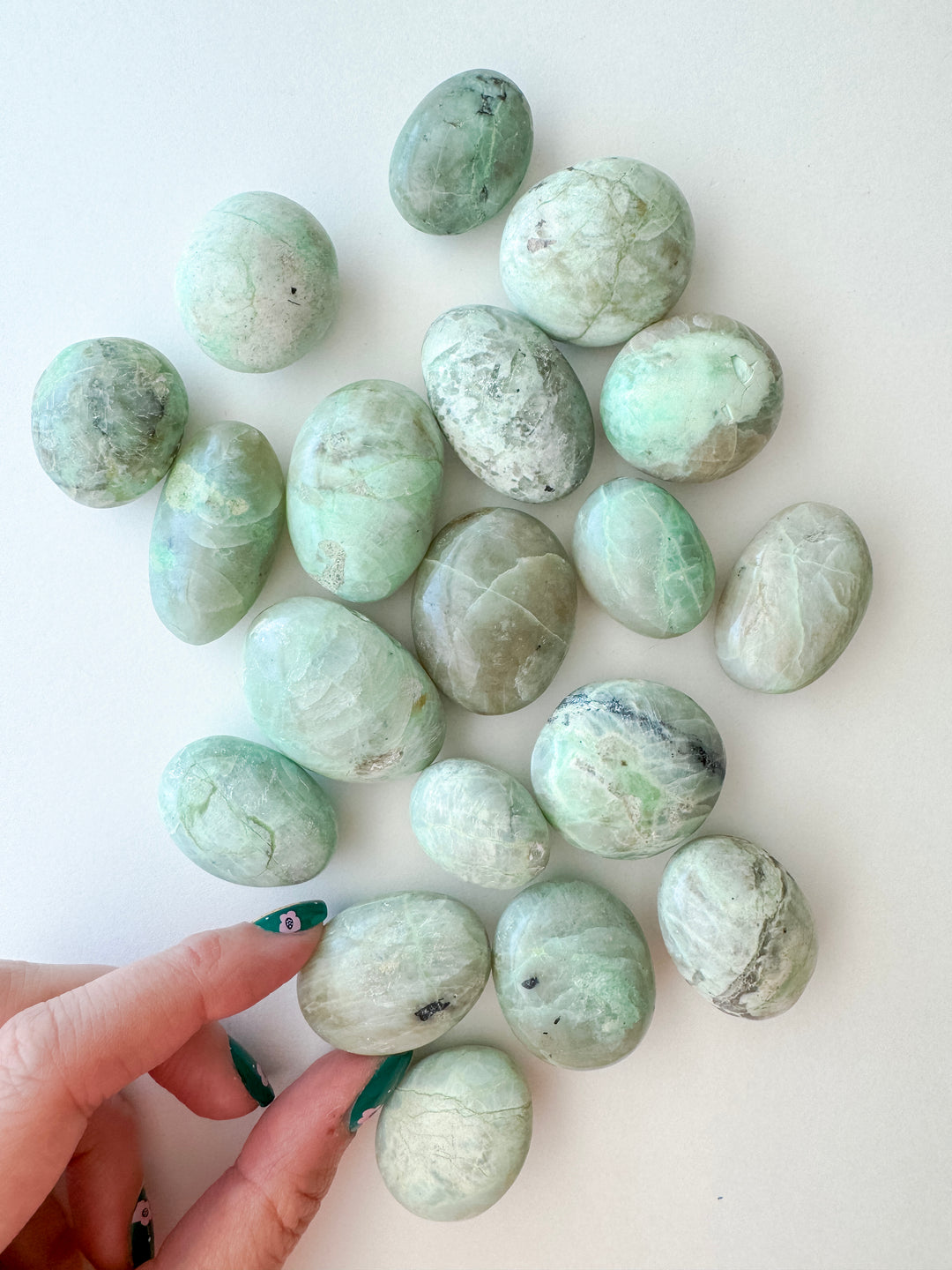 Garnierite Pebble // Self-Love + Tranquility