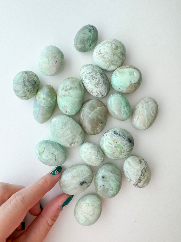 Garnierite Pebble // Self-Love + Tranquility