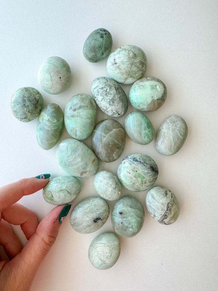 Garnierite Pebble // Self-Love + Tranquility