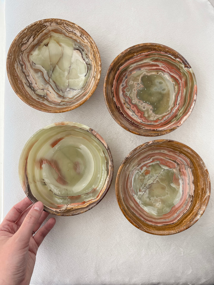 Green Onyx Bowl // Purify + Soothe + Rest