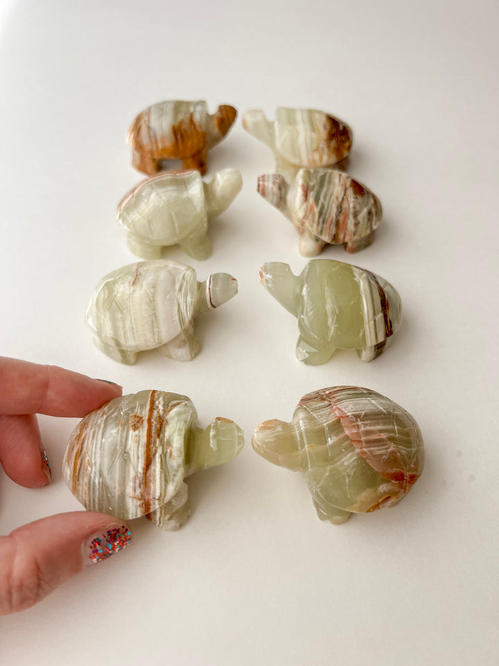 Green Onyx Turtle // Purify + Soothe + Rest