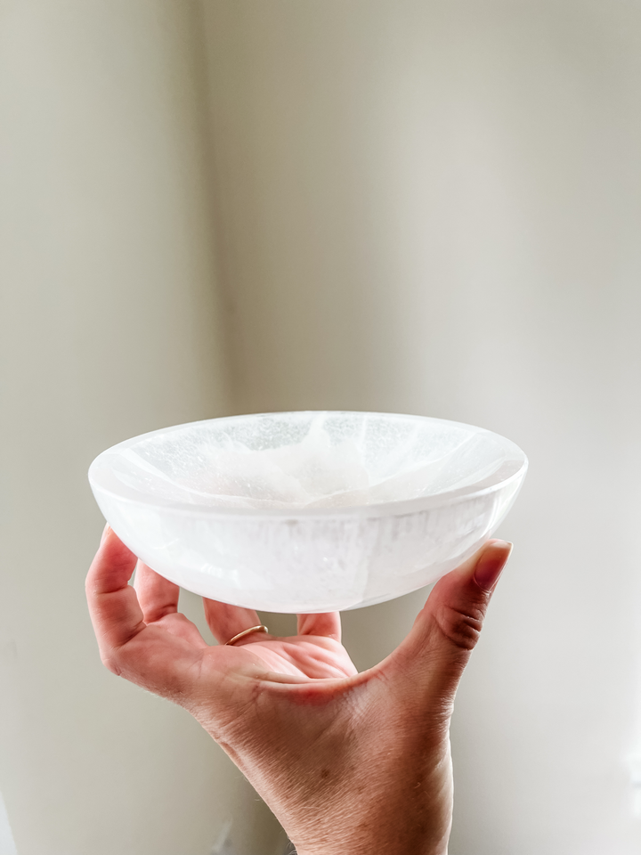 Selenite Bowl // Cleansing + Peace