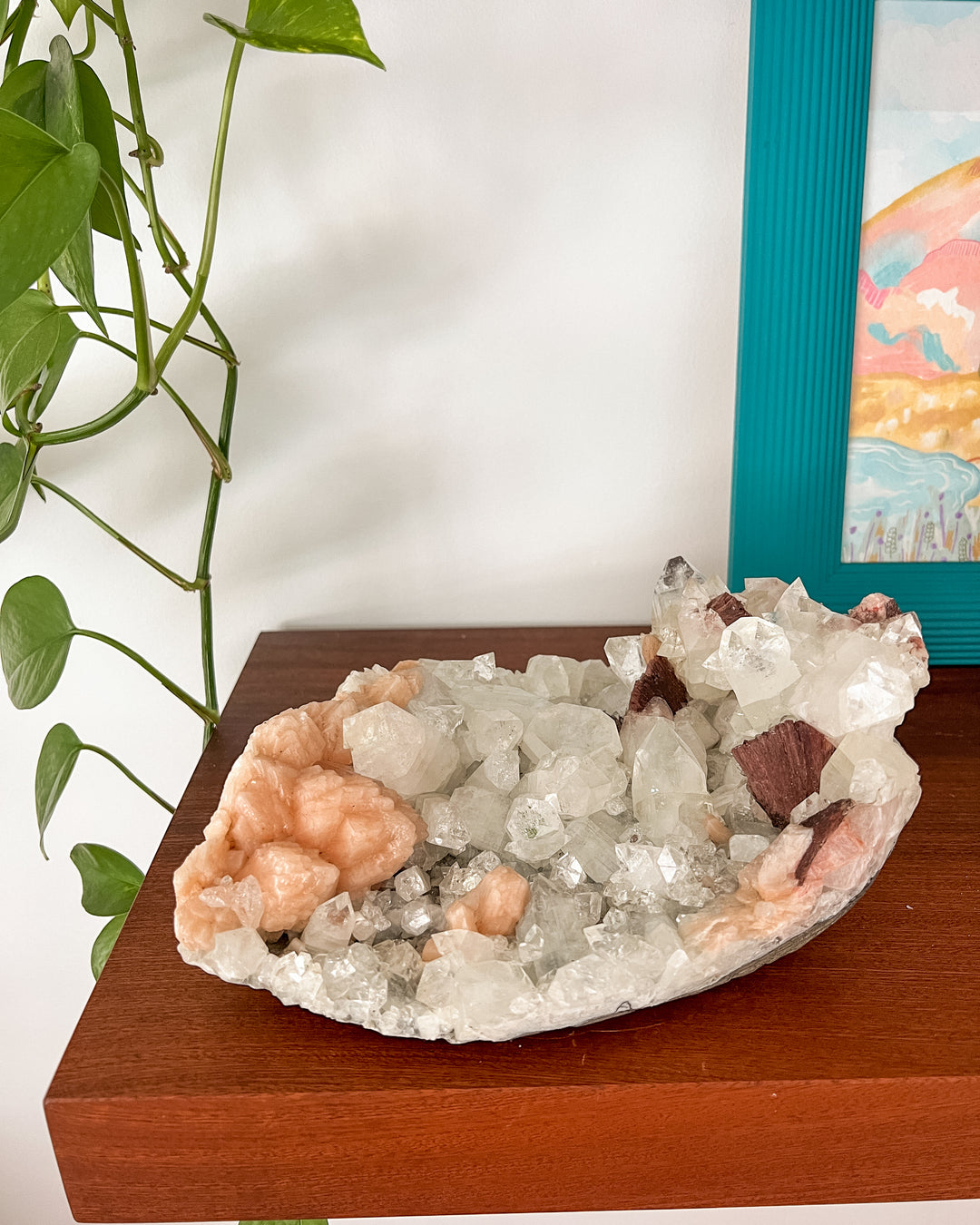Apophyllite + Stilbite Cluster // Stone of Truth + Opens Intuition