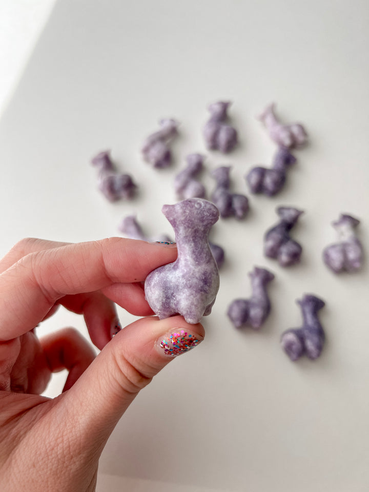 Lepidolite Alpaca // Calming + Supports Learning