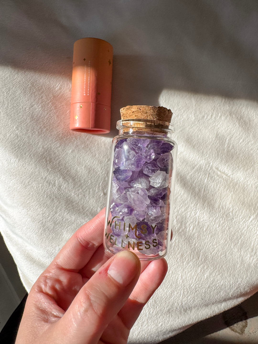 Mini Crystals in 50ml Glass Bottle