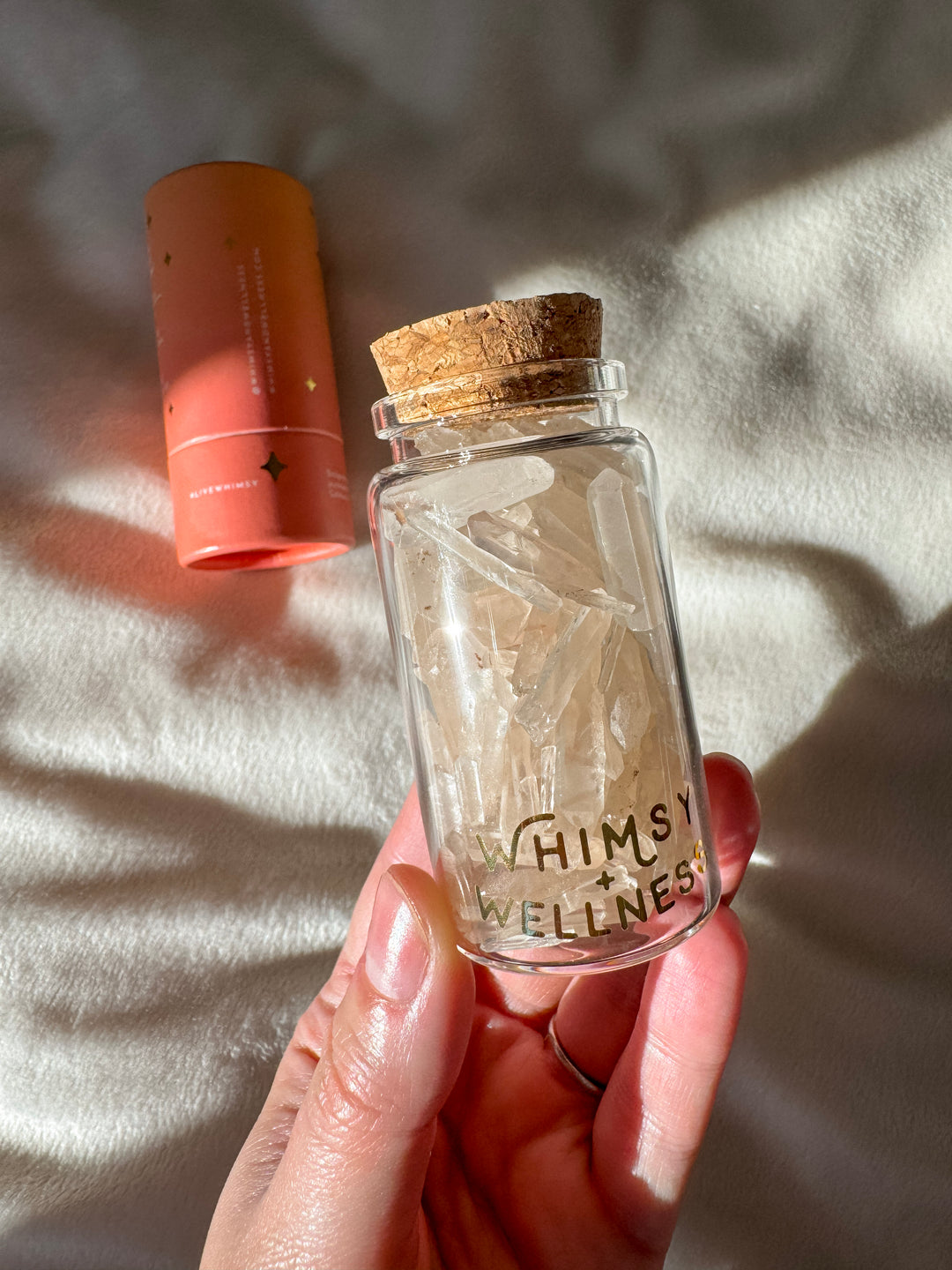 Mini Crystals in 50ml Glass Bottle