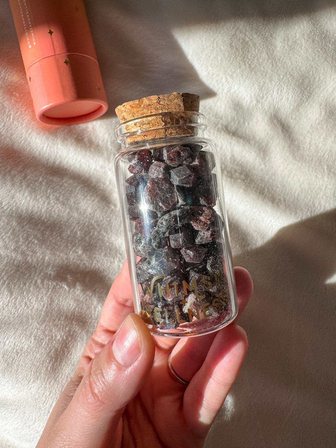 Mini Crystals in 50ml Glass Bottle