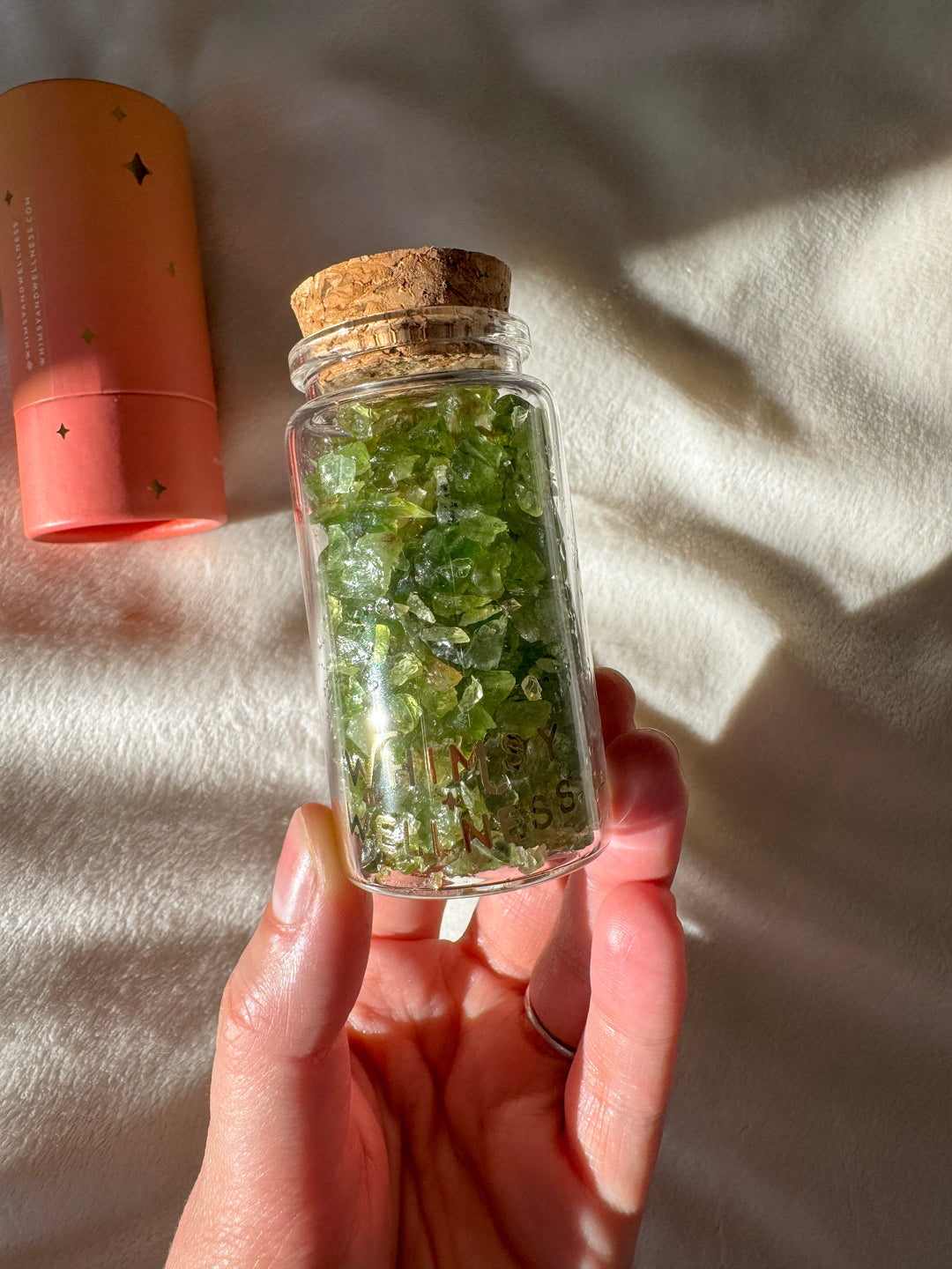 Mini Crystals in 50ml Glass Bottle