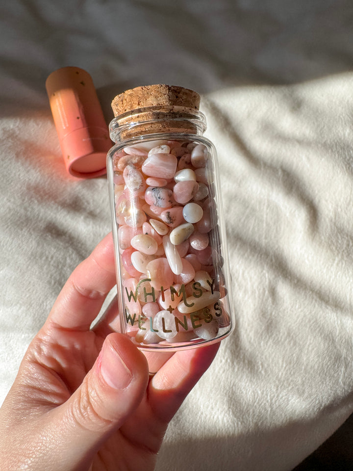 Mini Crystals in 50ml Glass Bottle