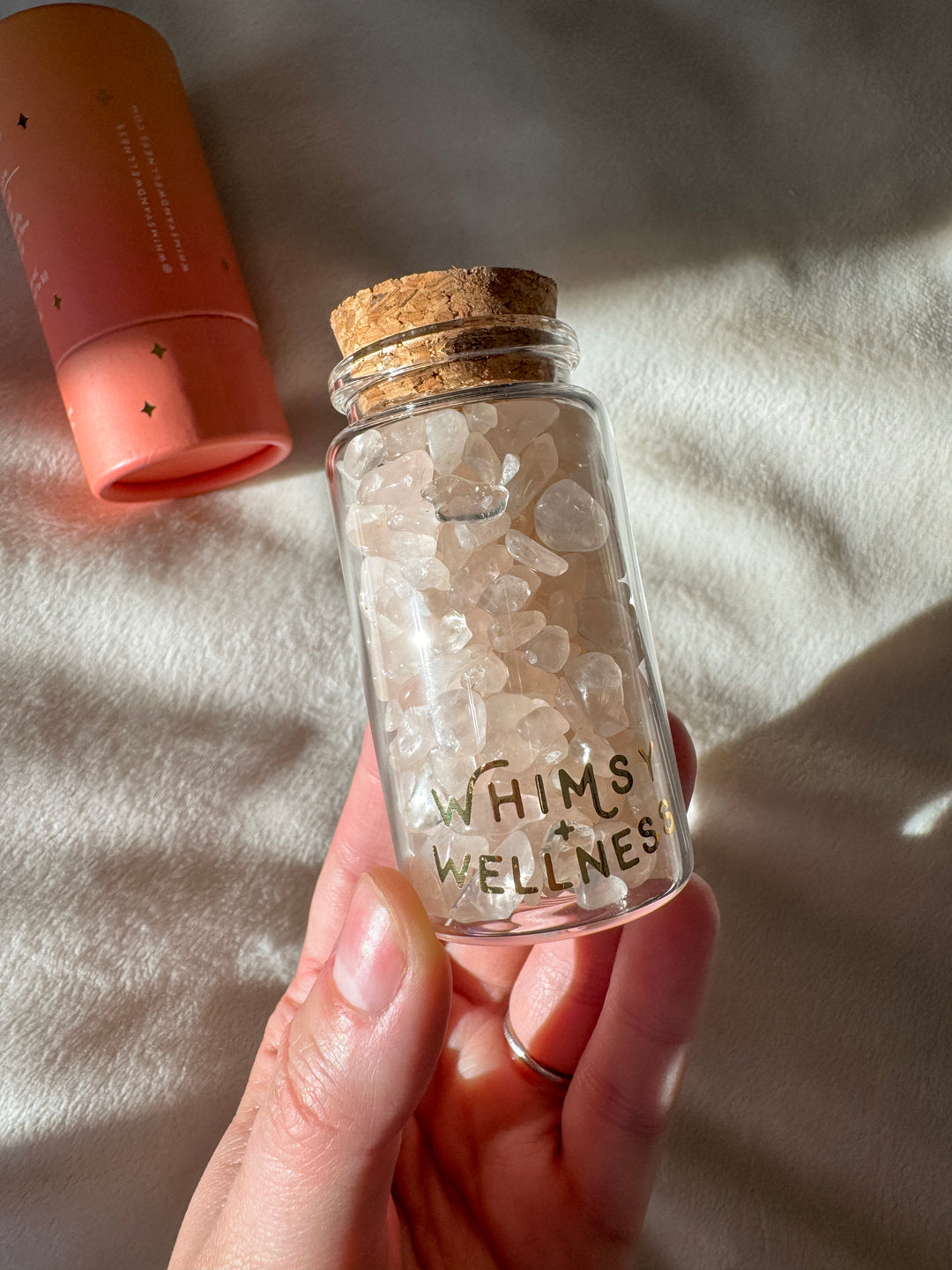 Mini Crystals in 50ml Glass Bottle