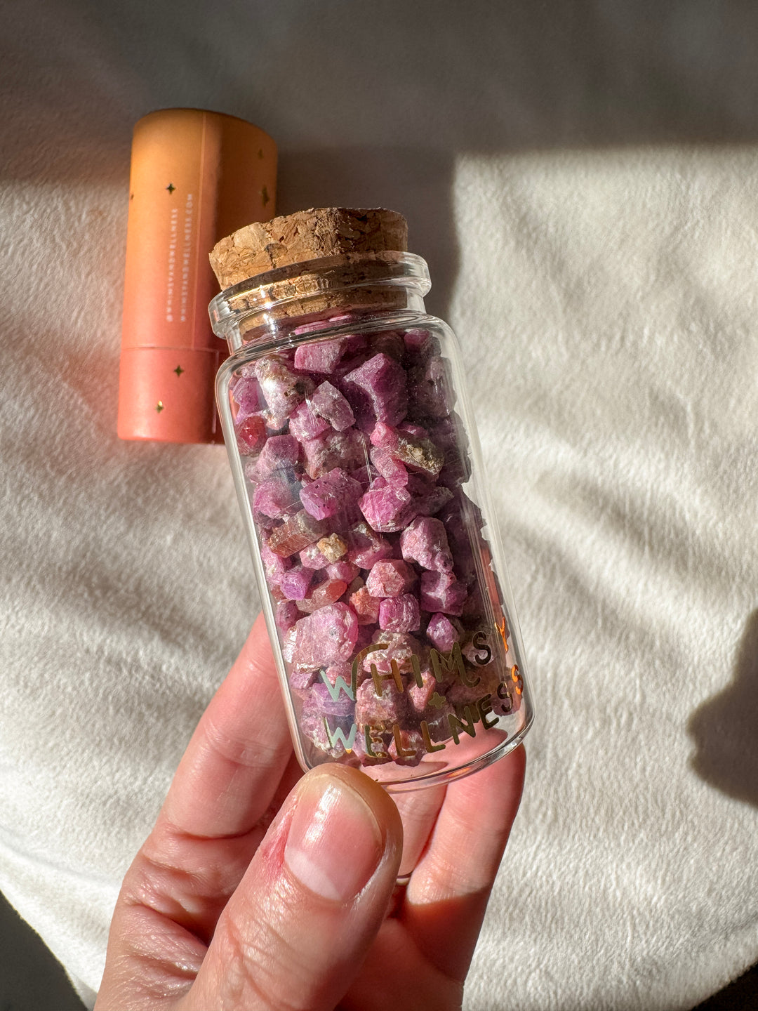 Mini Crystals in 50ml Glass Bottle